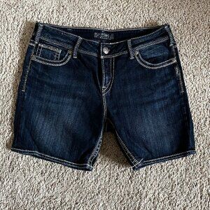 Silver Suki Jean Shorts